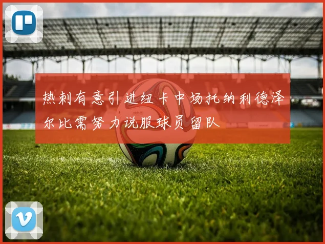 热刺有意引进纽卡中场托纳利德泽尔比需努力说服球员留队